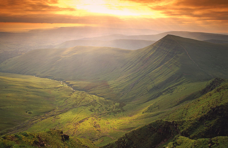 Early morning on Pen y Fan