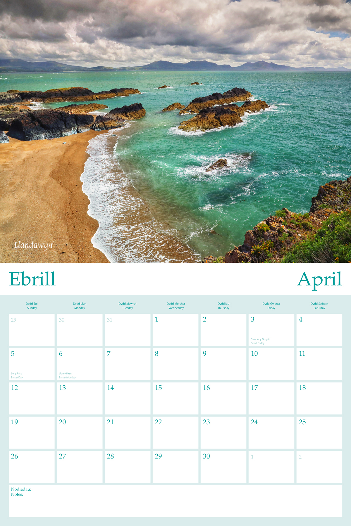2026 - Purchasing 2 Wales Calendars