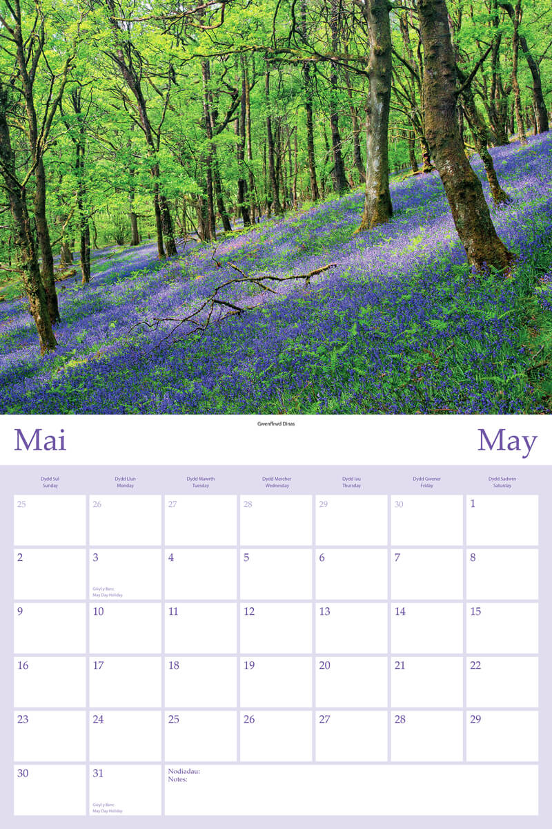2027 - Purchasing 4 Wales Calendars