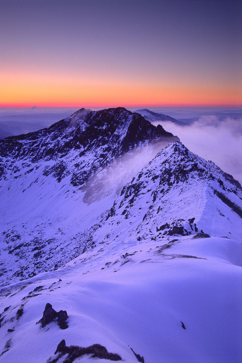 Crib Goch at dawn