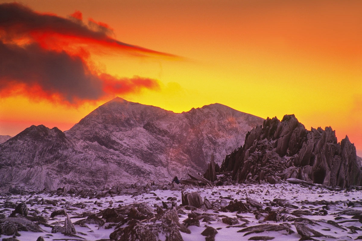 Snowdon and Castell y Gwynt