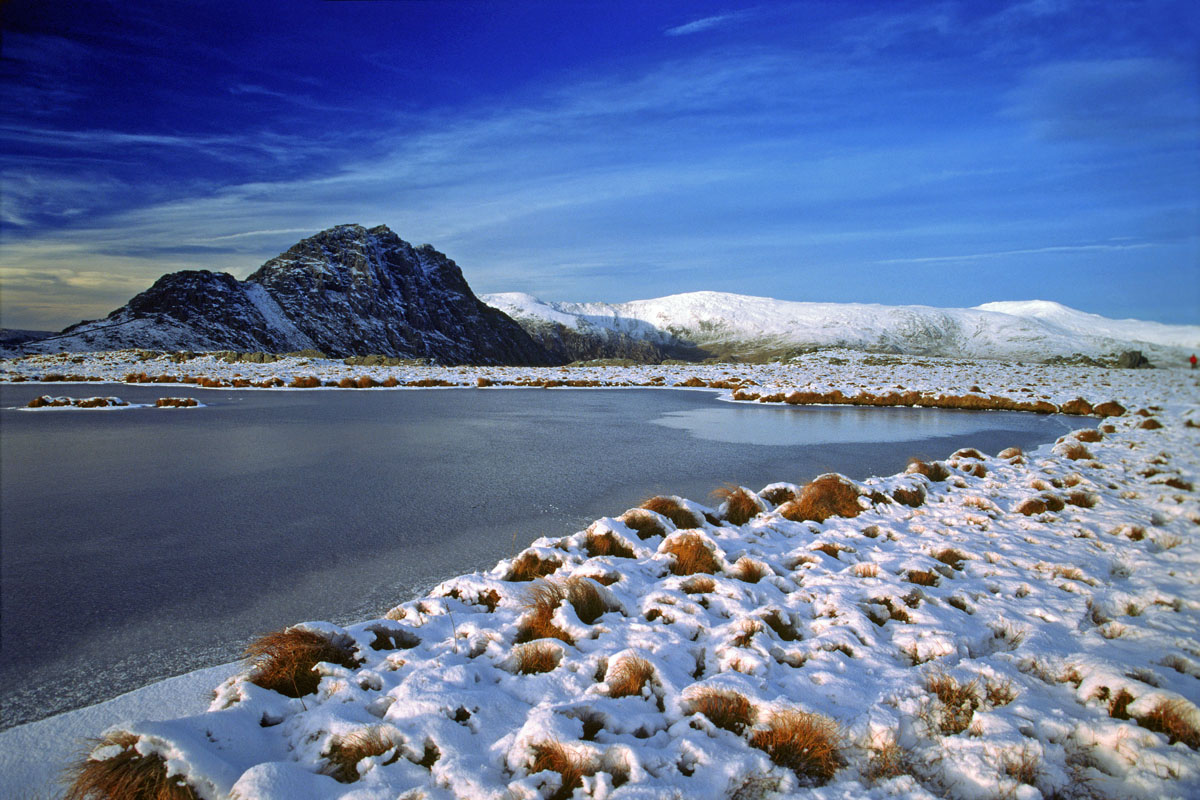 Tryfan from Llyn y Caseg-fraith