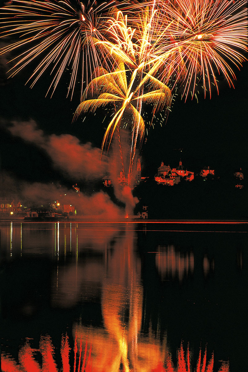 Fireworks over Portmeirion