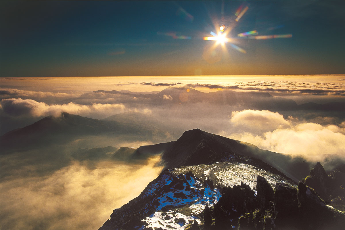 Late afternoon from Snowdon summit