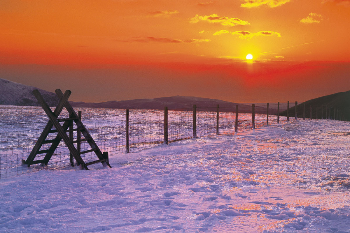 Sunset on Foel Goch