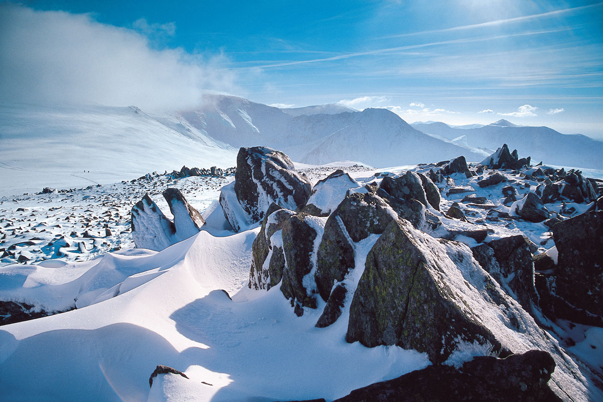 The Carneddau from Garnedd Uchaf