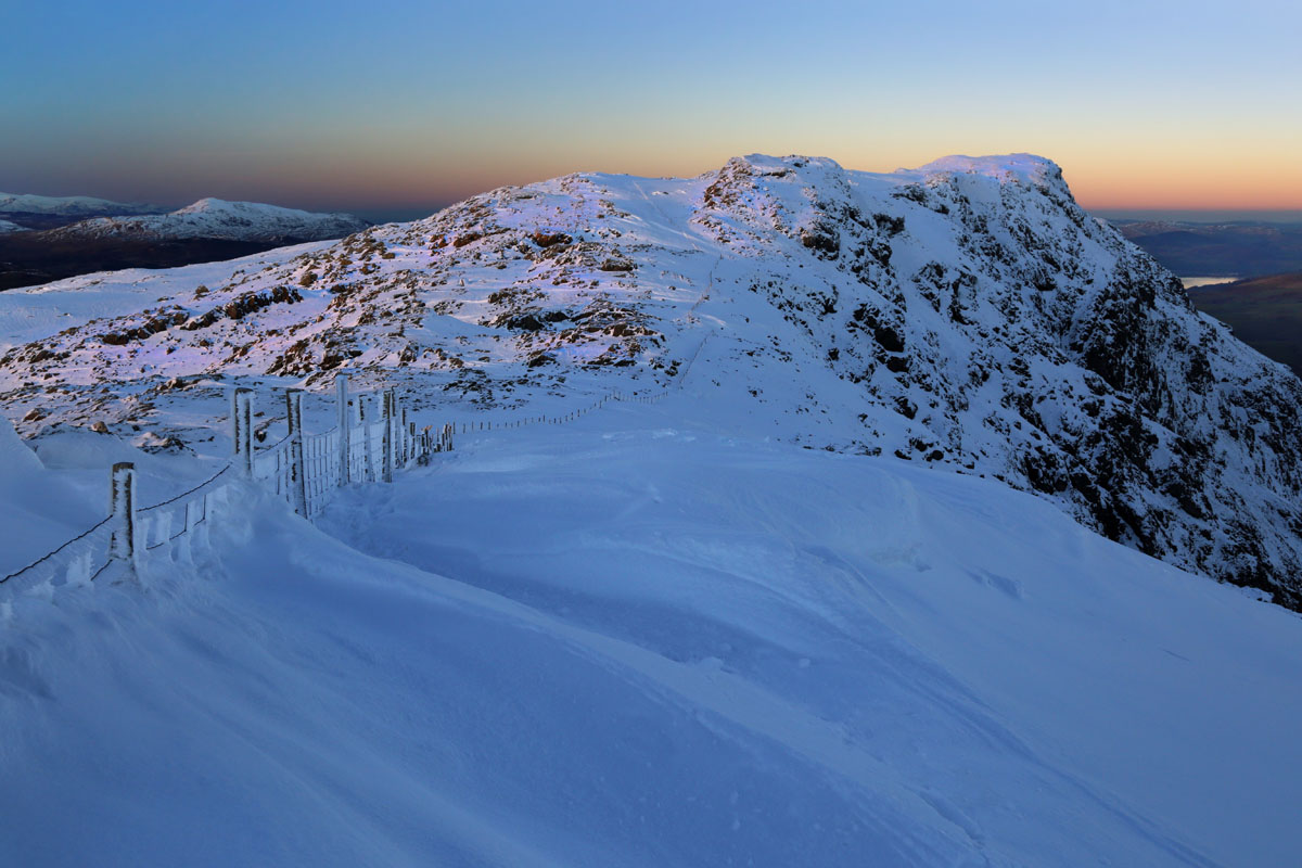 Aran Benllyn at sunset