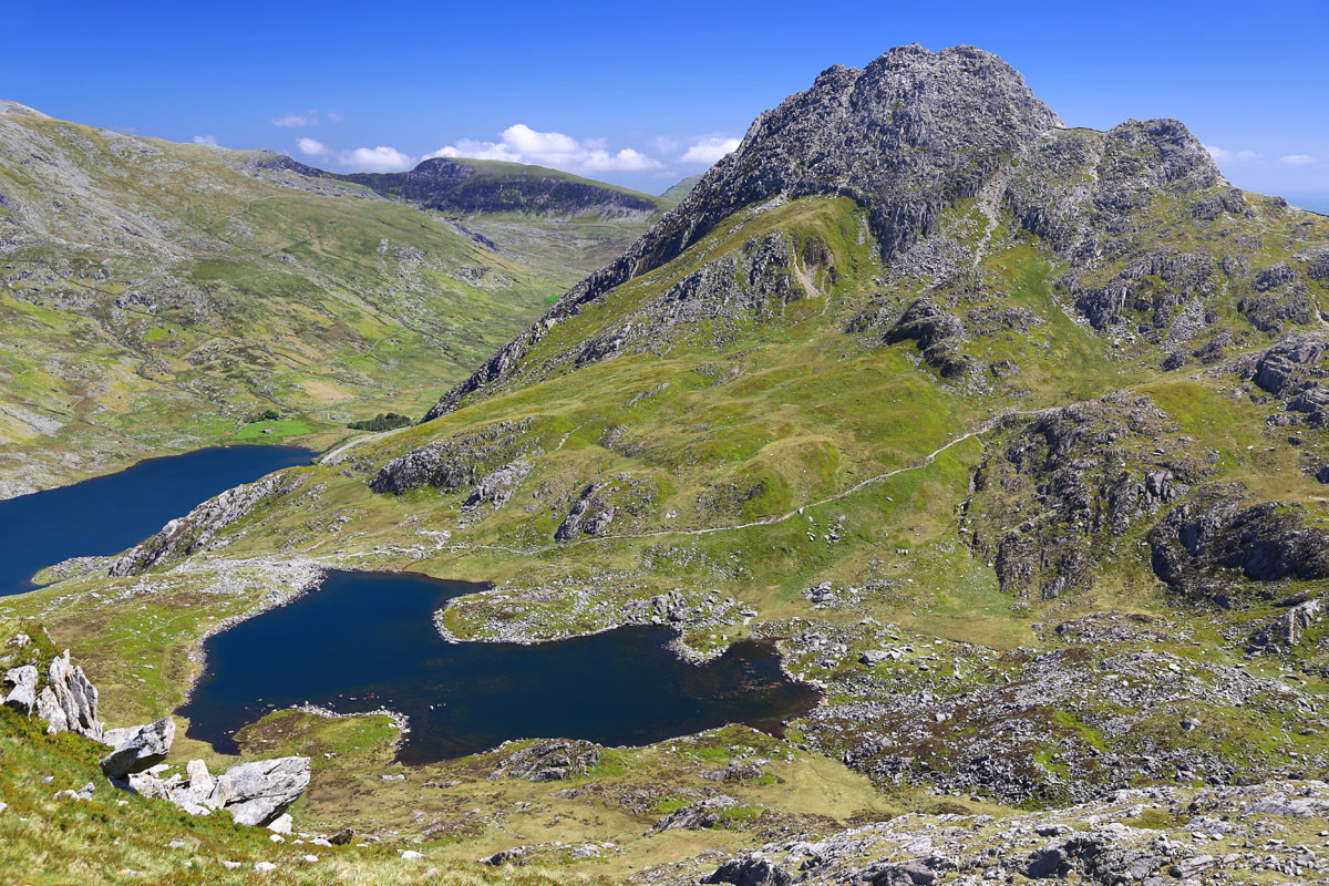 Tryfan and Llyn Bochlwyd