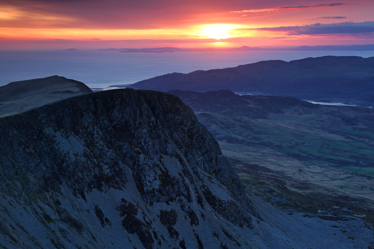 Sunset from Cader Idris