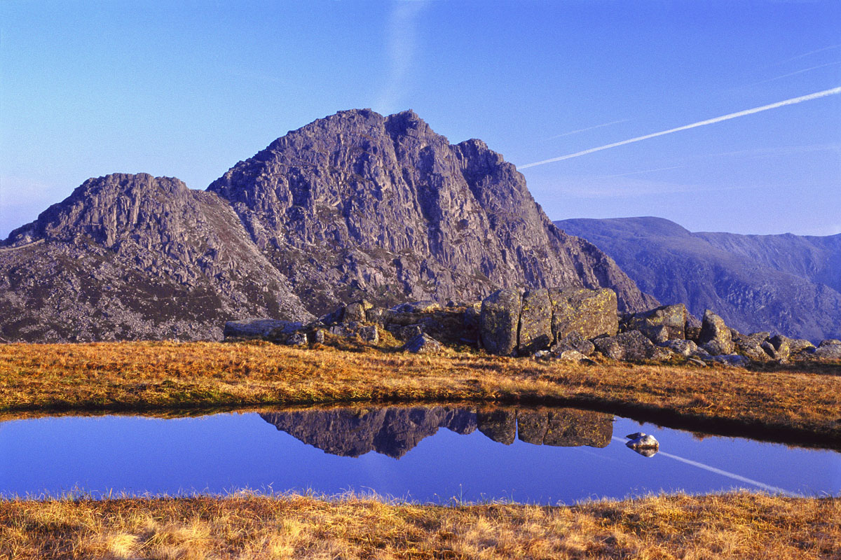 Tryfan from Llyn y Gaseg-fraith