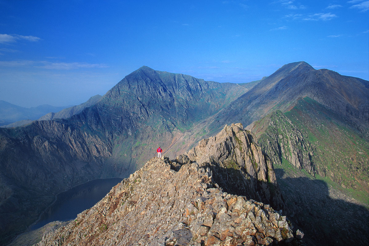 Snowdon from Crib Goch Ridge