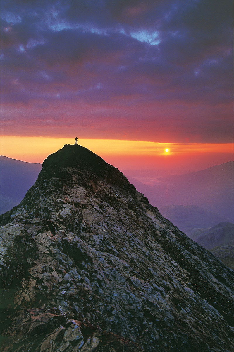 Sunrise on Crib Goch