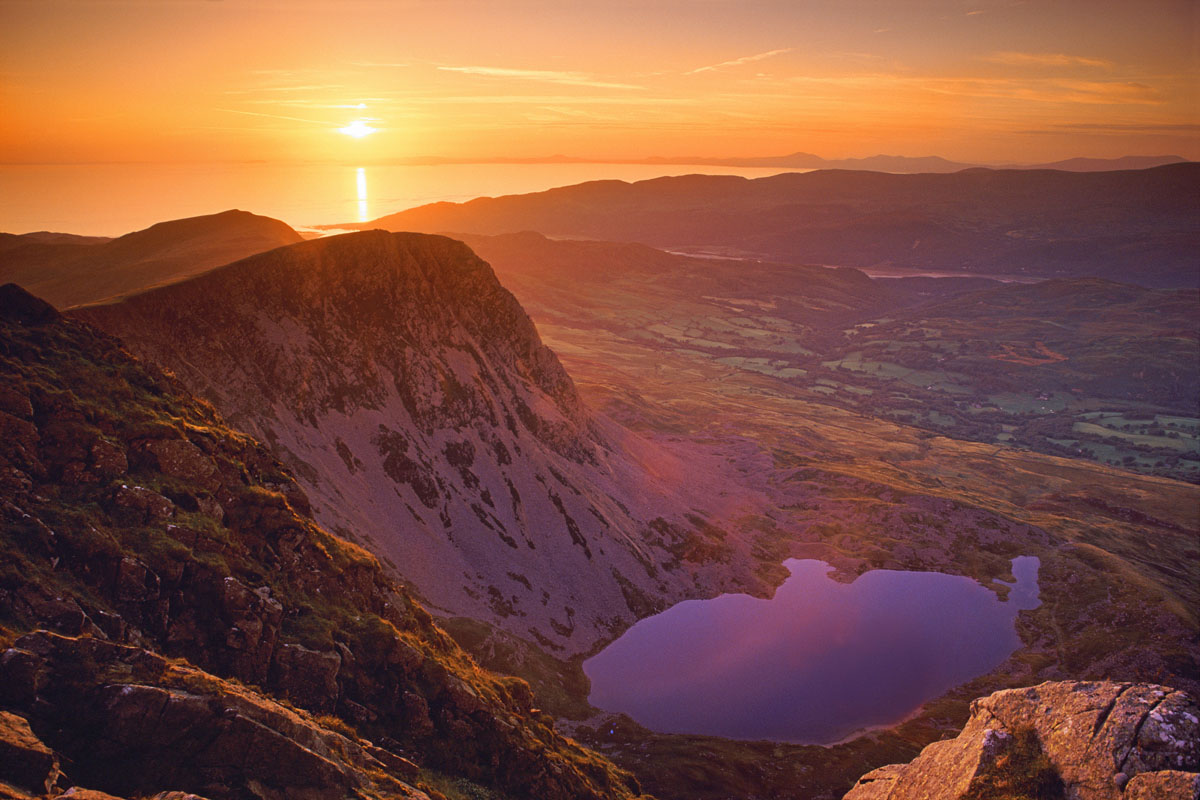 Sunset from Cader Idris