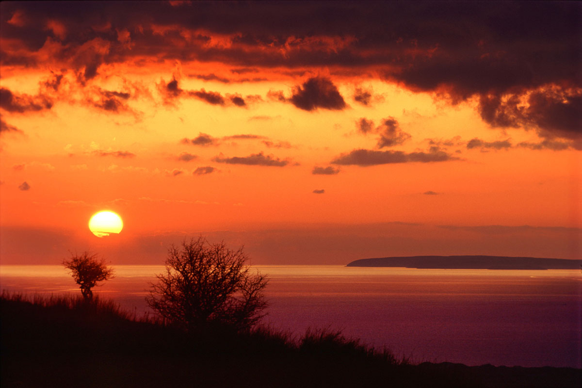 Sunset over the Lleyn Peninsula