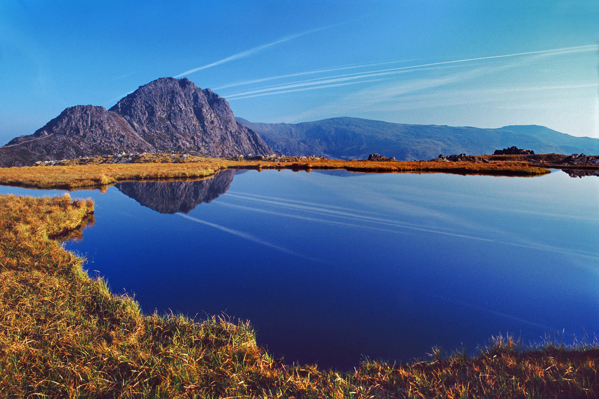 Tryfan from Llyn y Caseg-fraith