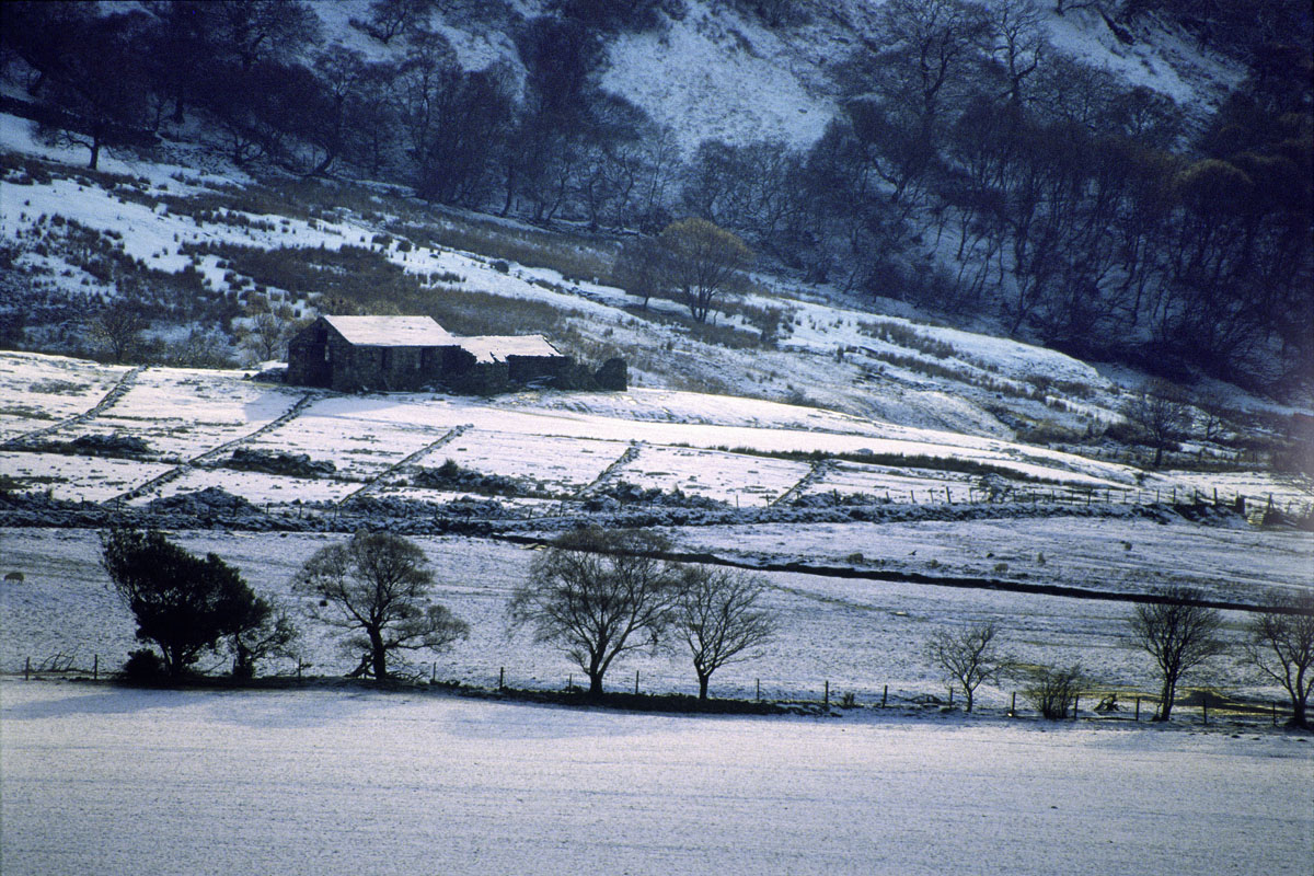Winter in the Welsh hills
