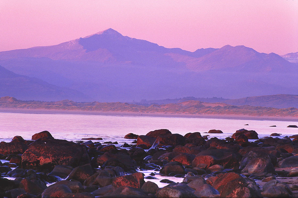 Snowdon and Harlech Beach