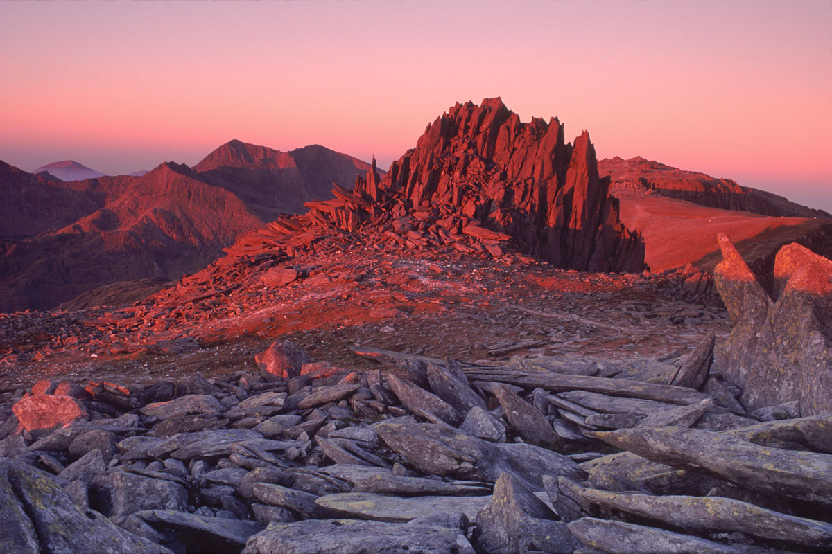 A new day dawning - Castell y Gwynt, Snowdon and Glyder Fawr