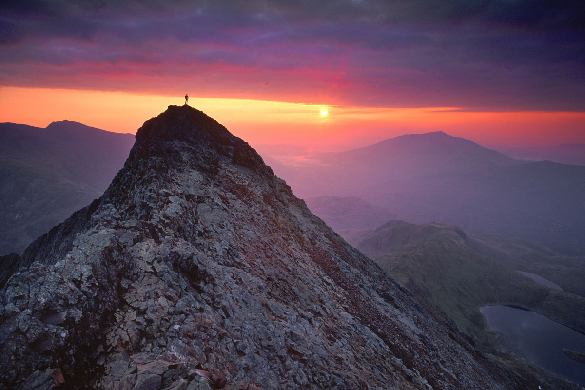 Daybreak on Crib Goch