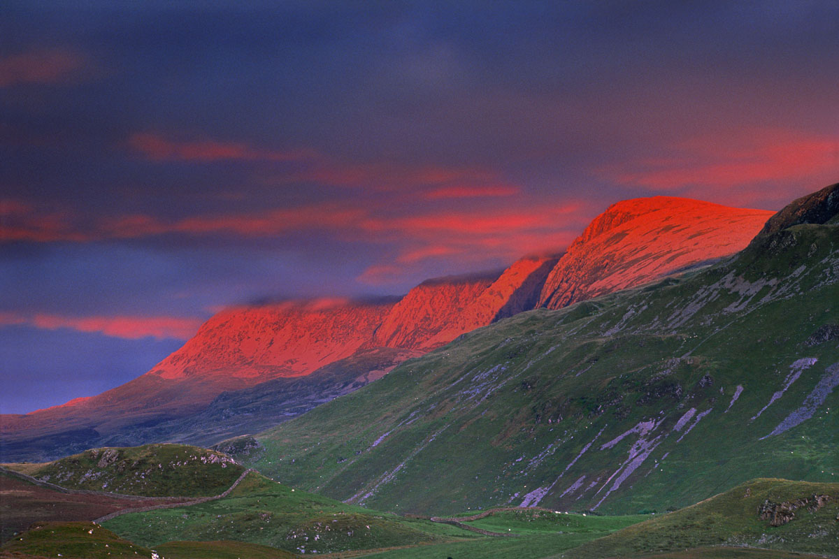 Cader Idris at dusk