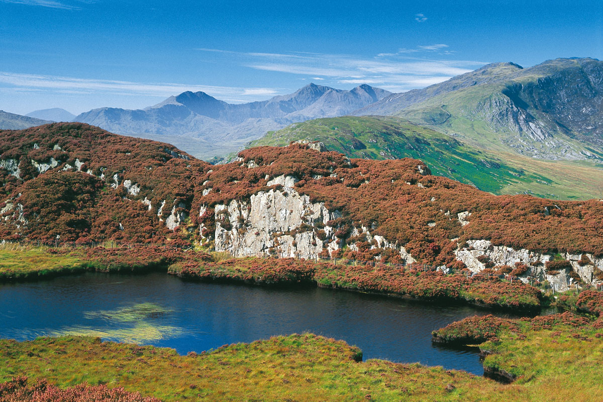 Snowdon and Llyn y Coryn