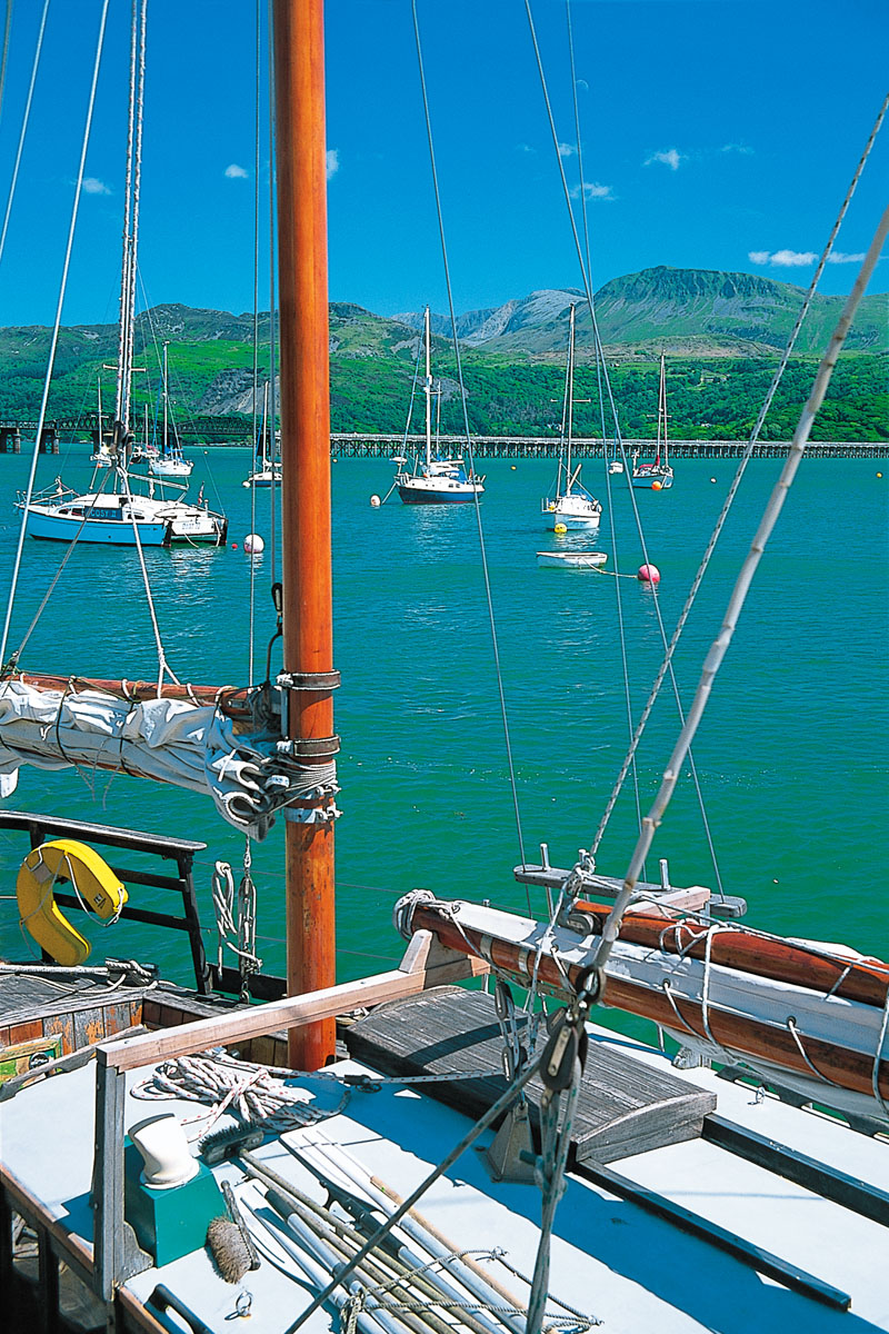 On the deck, Barmouth Harbour