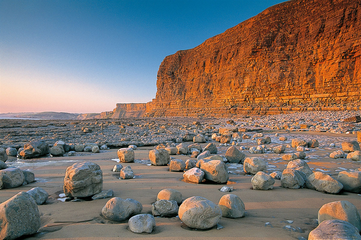 Sea cliffs