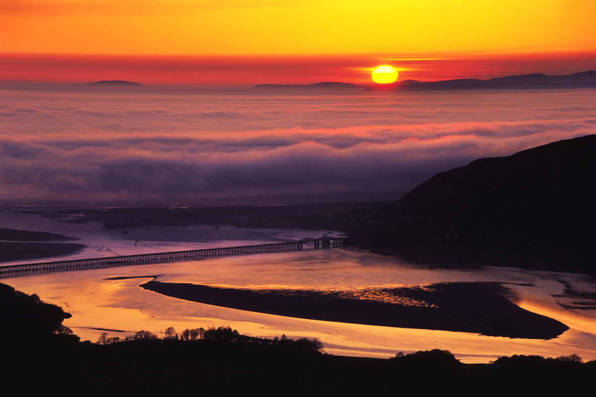 Sunset over Barmouth