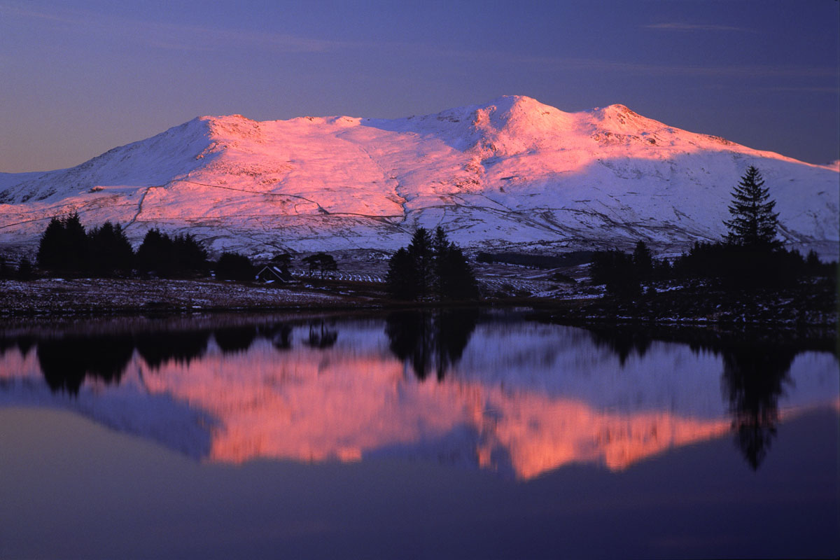 Arenig Fawr at sunset