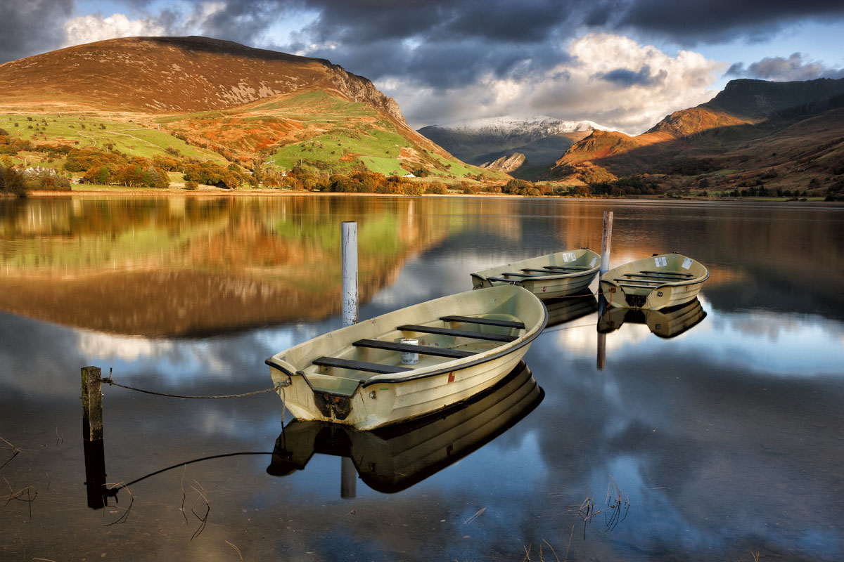 Llyn Nantlle and Snowdon