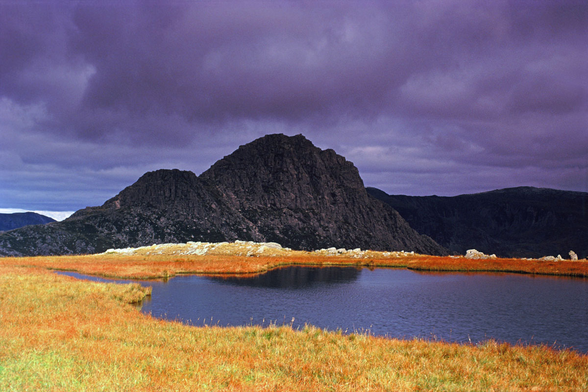 Standing proud - Tryfan from Llyn y Gaseg-fraith