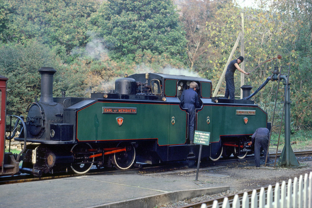 The Ffestiniog Railway at Tan-y-Bwlch Station
