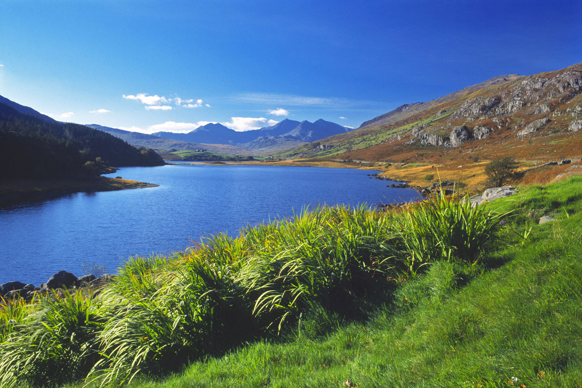 Looking to Snowdon from Llynnau Mymbyr