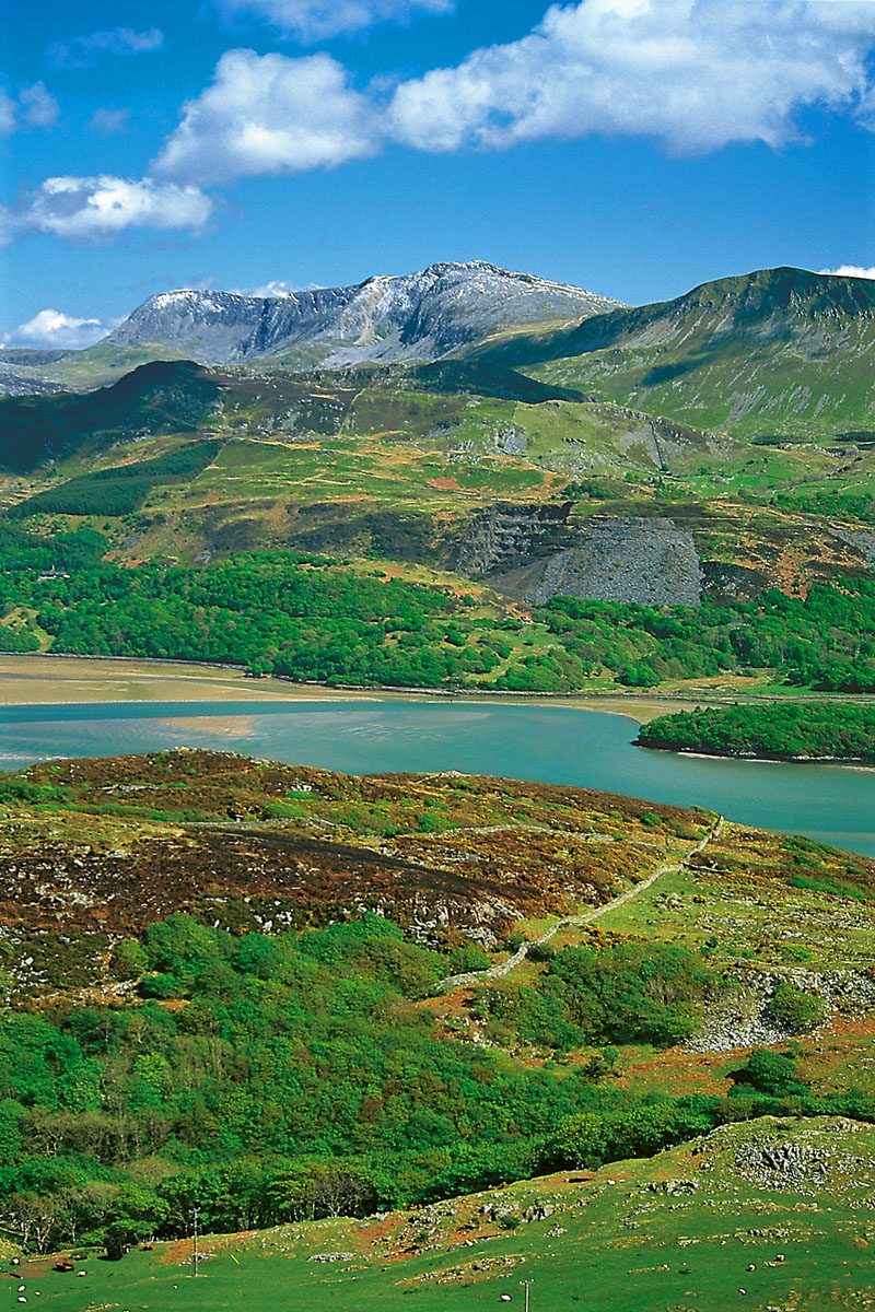 Cader Idris and the Mawddach Estuary