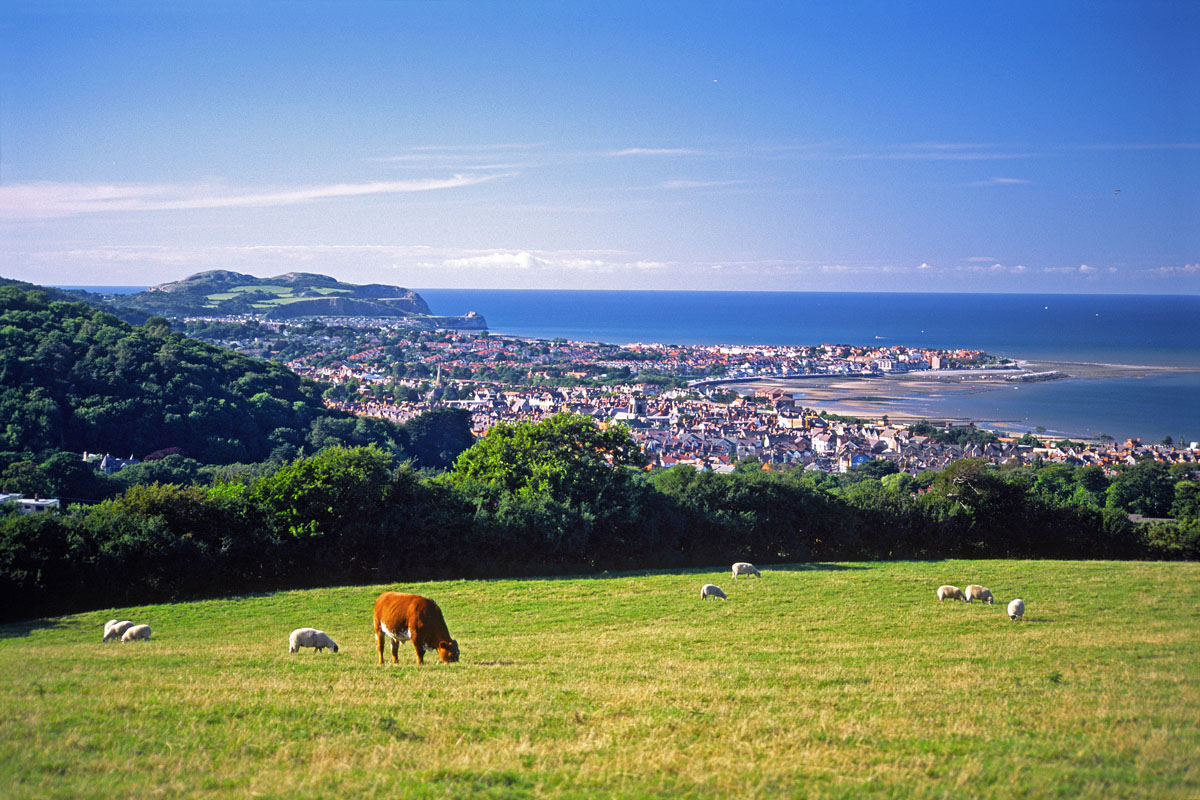 Looking over Colwyn Bay to Rhos-on-sea