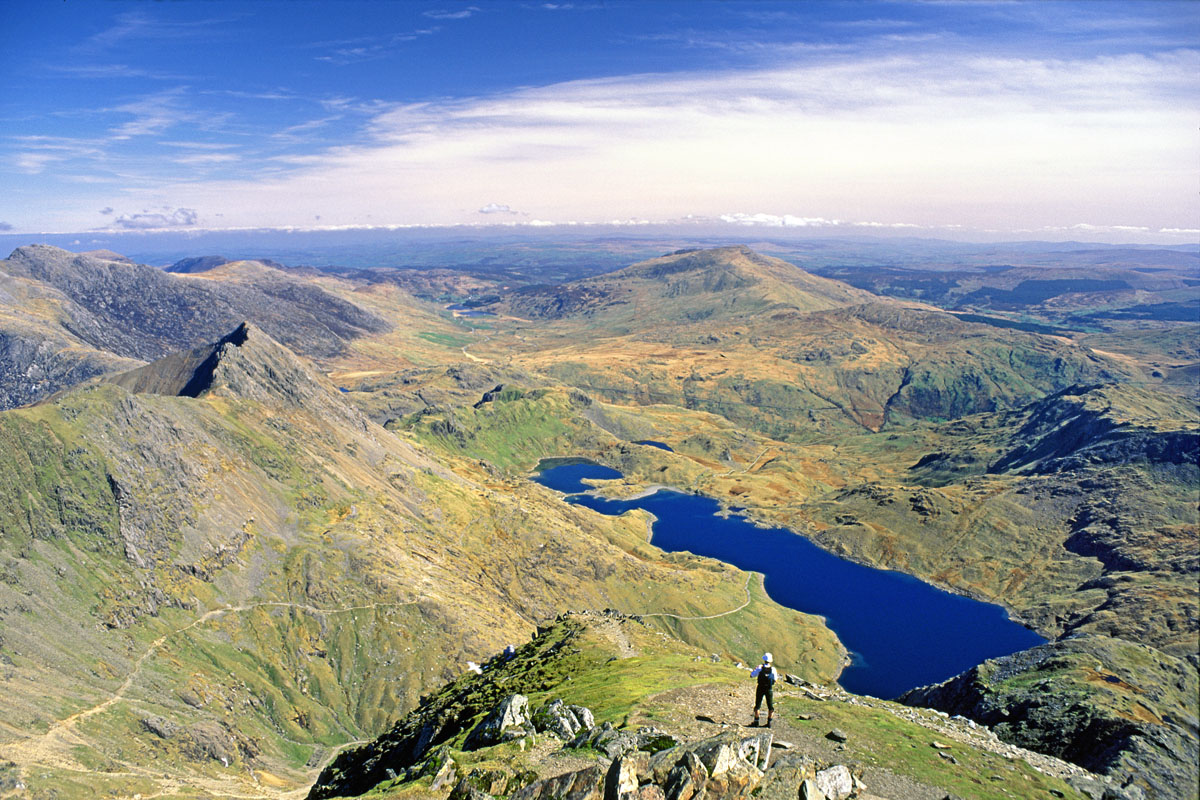 Snowdon summit panorama