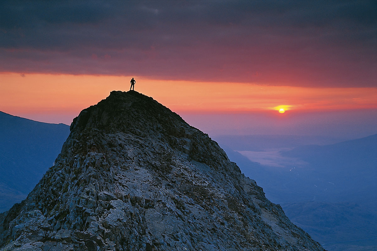 Crib Goch at sunrise