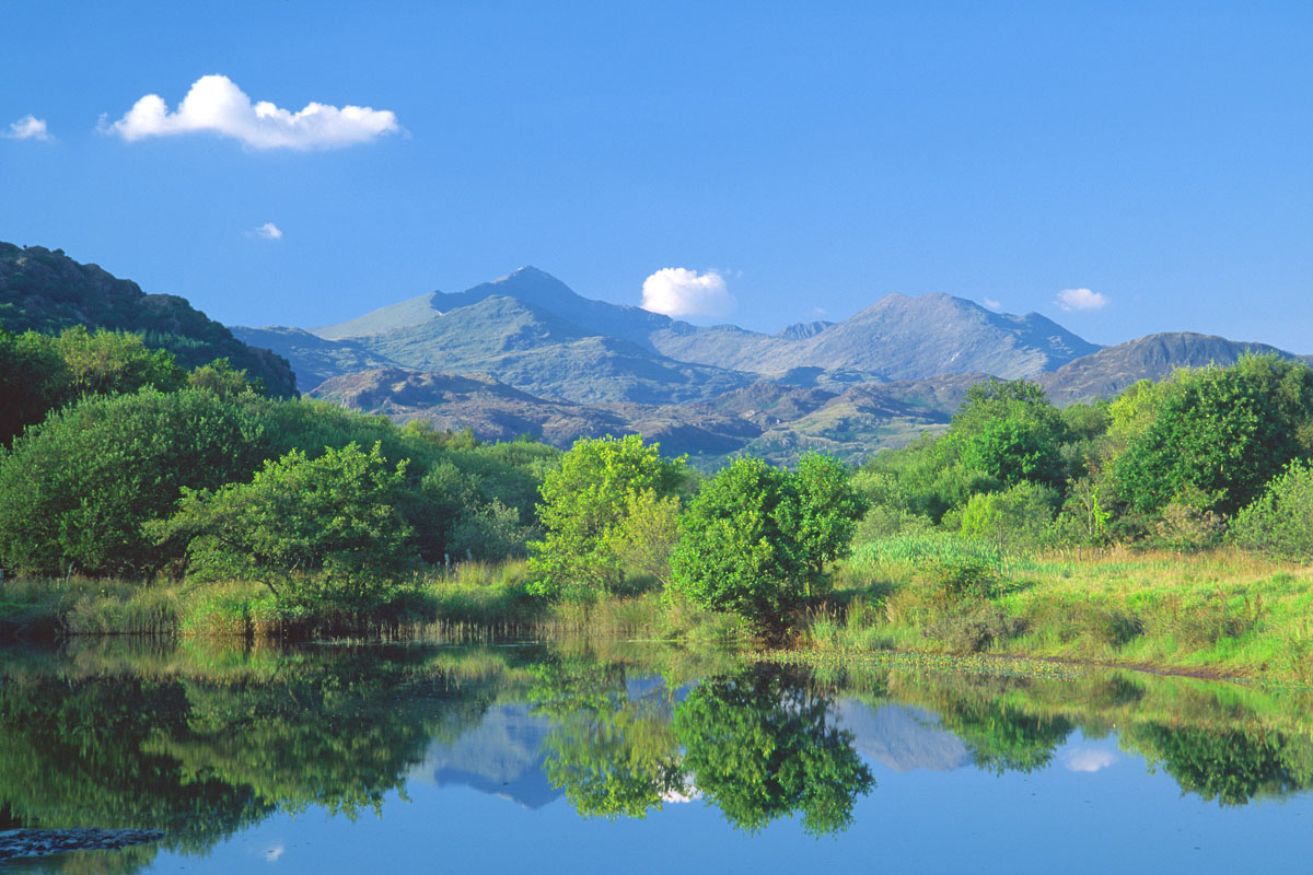 Snowdon from the Glaslyn