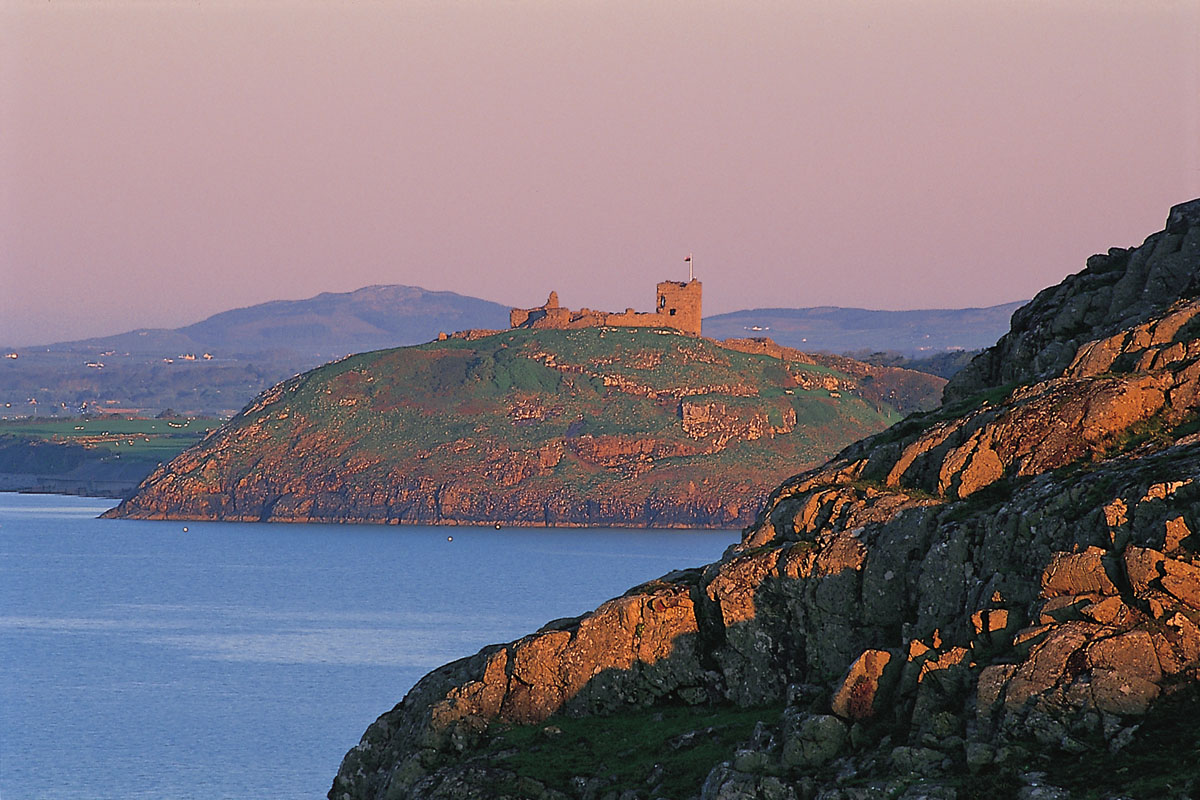 Criccieth Castle at sunrise