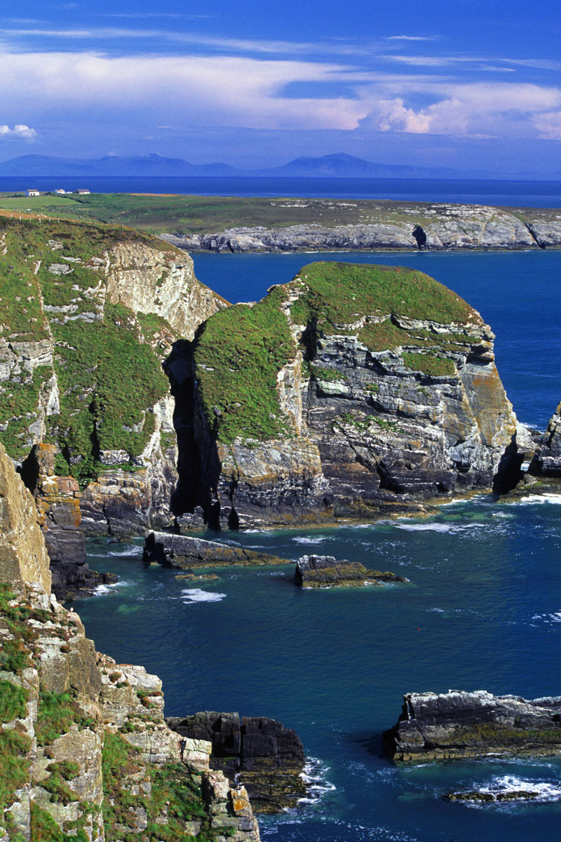 Sea cliffs near South Stack