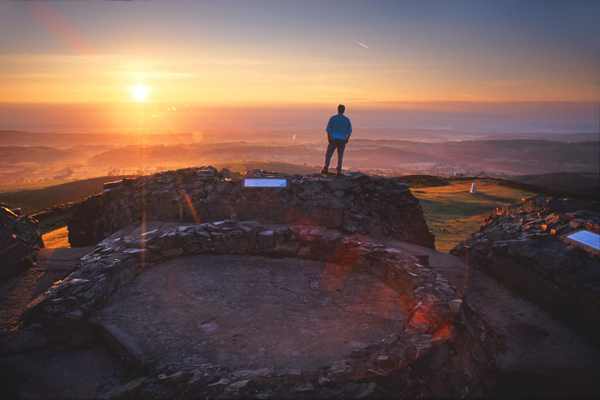 Sunrise from Moel Famau