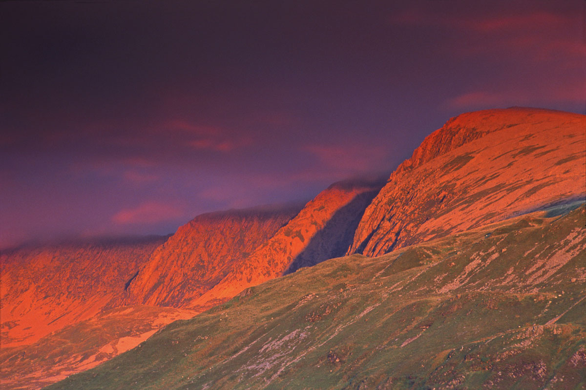 Cader Idris at sunset