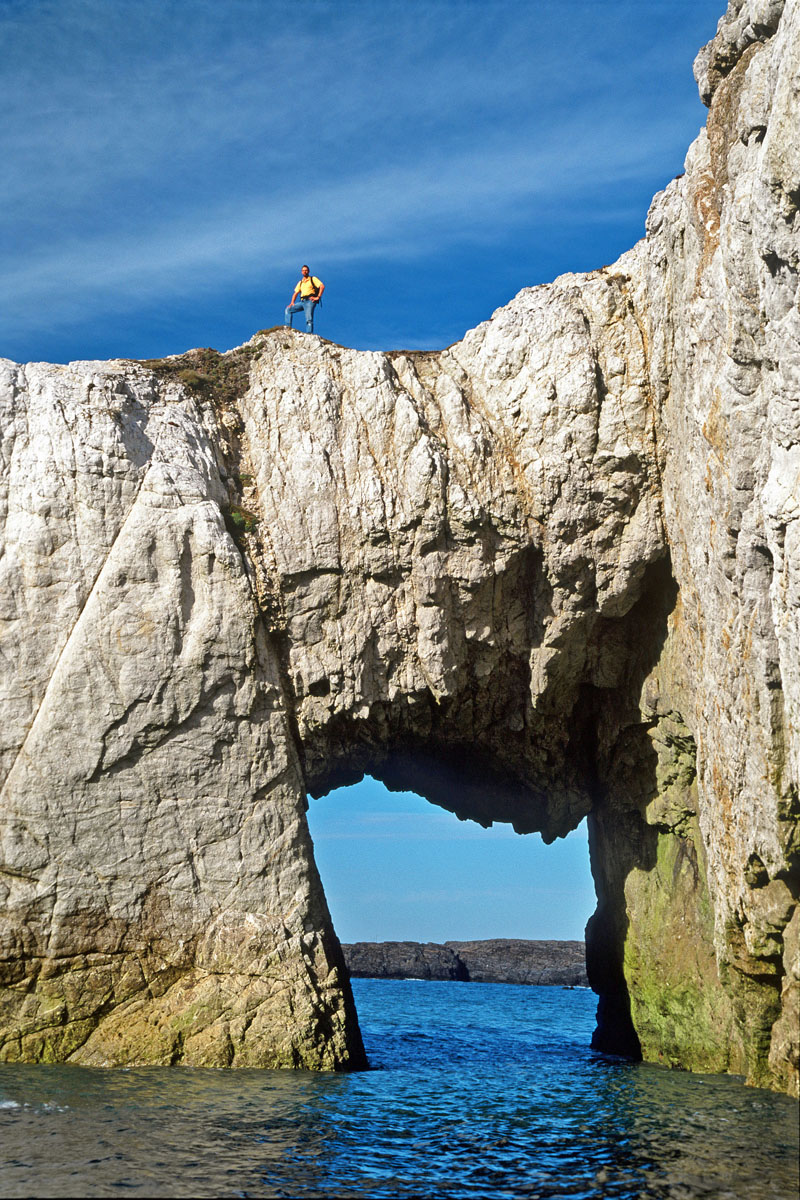 Sea arch on Anglesey