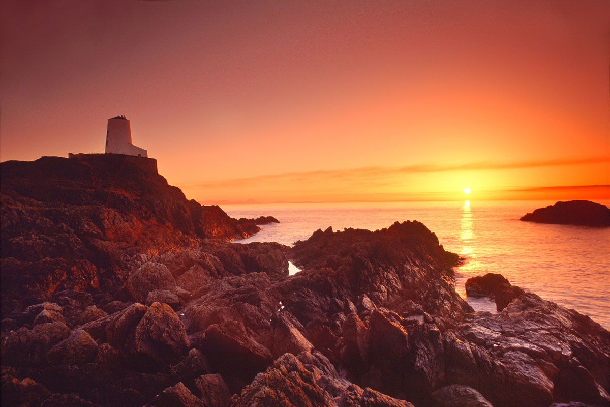 Llanddwyn Island at sunset