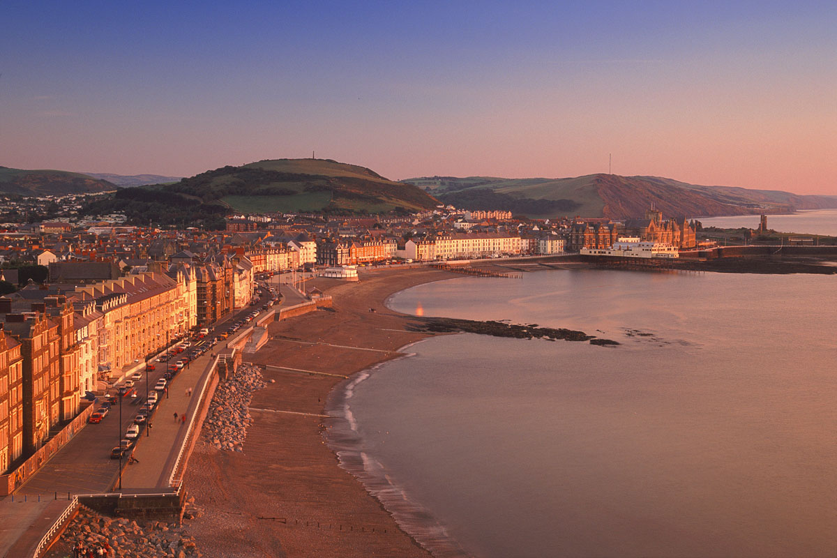 Aberystwyth at sunset