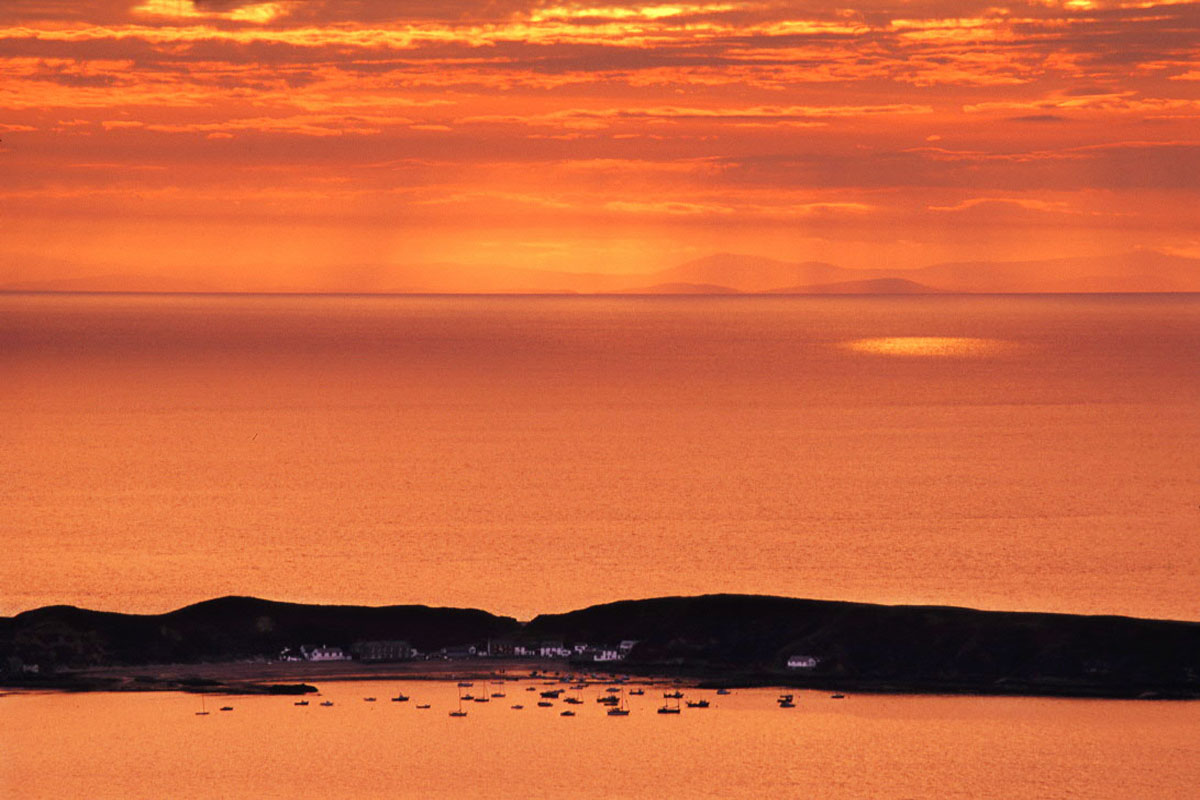 Porth Dinllaen and the Wicklow Mountains