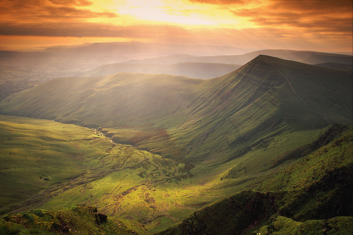 Early morning light on Pen y Fan