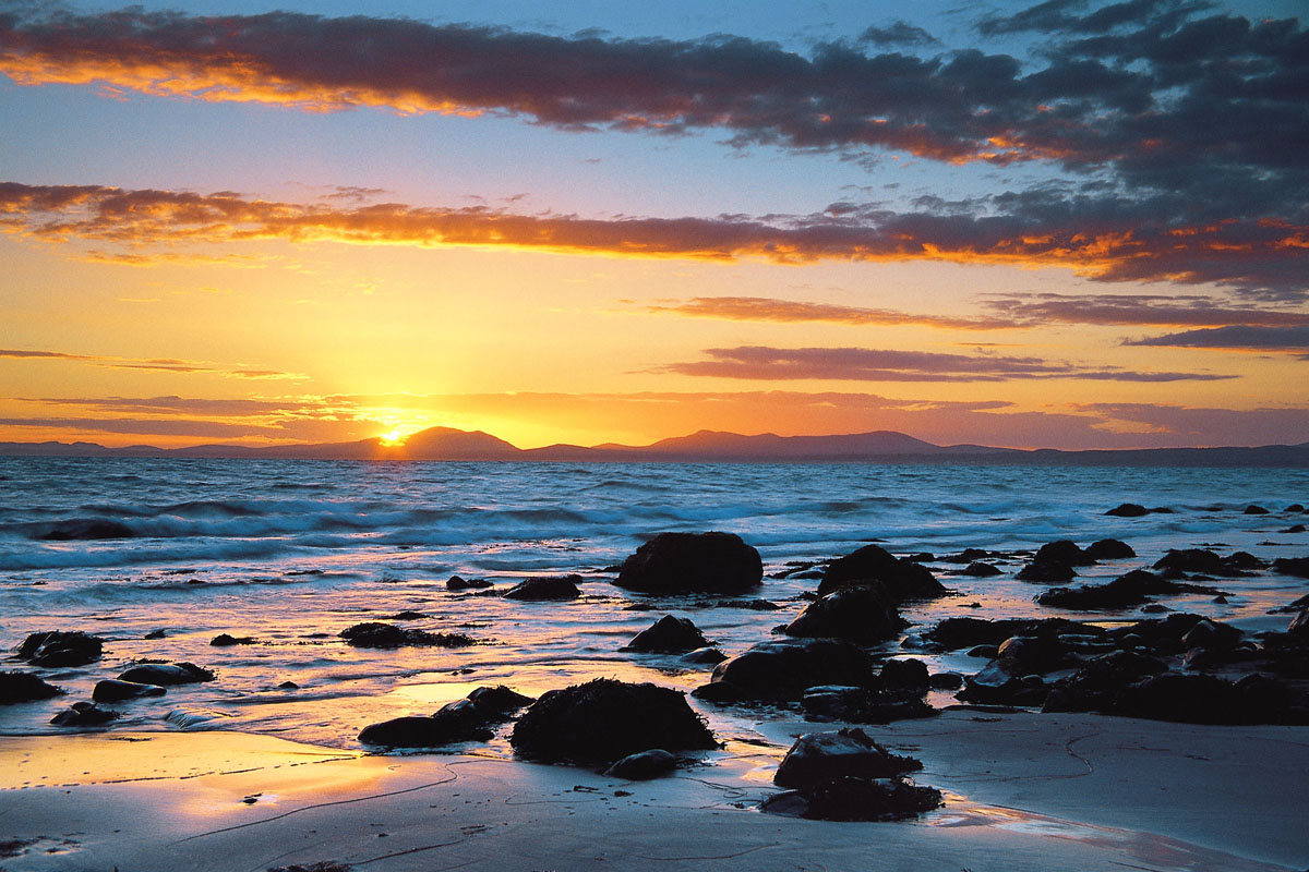 Sunset from Llandanwg Beach