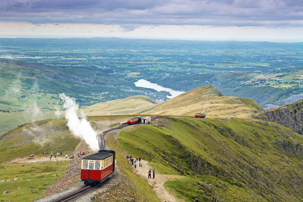 Snowdon Mountain Railway at Clogwyn