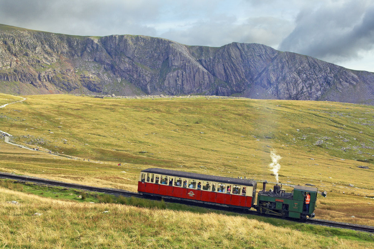 Snowdon Mountain Railway and Cloggy